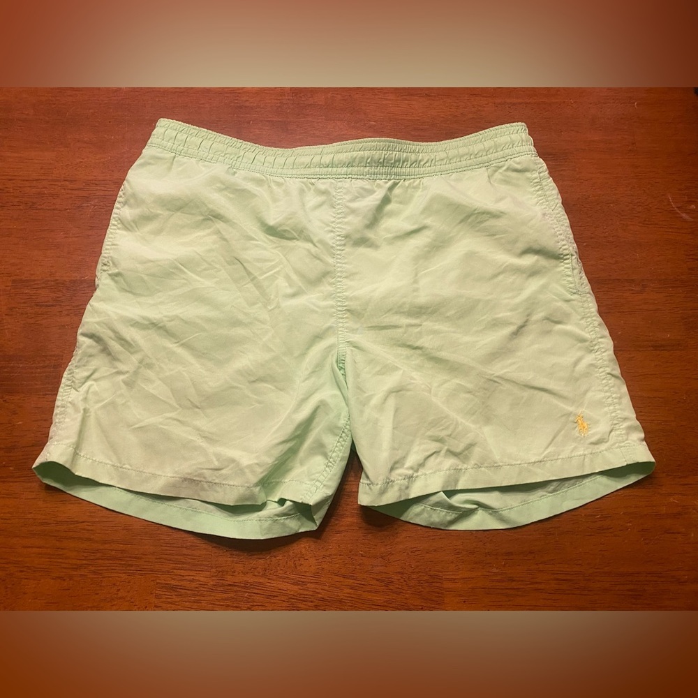 Polo Ralph Lauren Men’s Mint/Lime Green Swim Trunks